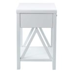 Wright Solid Wood 1-Drawer Nightstand - Image 3