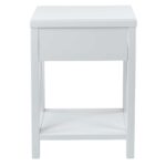 Wright Solid Wood 1-Drawer Nightstand - Image 4