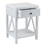 Wright Solid Wood 1-Drawer Nightstand - Image 6