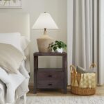 Westwood Solid Acacia Wood 2-Drawer Nightstand - Image 8