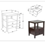 Westwood Solid Acacia Wood 2-Drawer Nightstand - Image 12