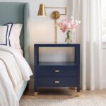 Hooper Solid Wood 2-Drawer Side Table - Image 2