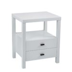 Westwood Solid Acacia Wood 2-Drawer Nightstand