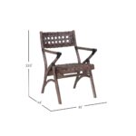 Sahara Handwoven Rattan Accent Chair - Image 6