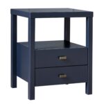 Westwood Solid Acacia Wood 2-Drawer Nightstand - Image 9