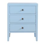 Webb Solid Wood 3-Drawer Nightstand - Image 3