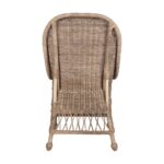 Marietta Curved Back Handwoven Rattan Dining Chair - Image 11
