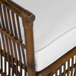 Edie Handwoven Rattan Accent Chair with Cushion - Image 6