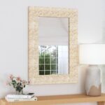 Campbell Rectangular Capiz Shell Wall Mirror, 27" - Image 2