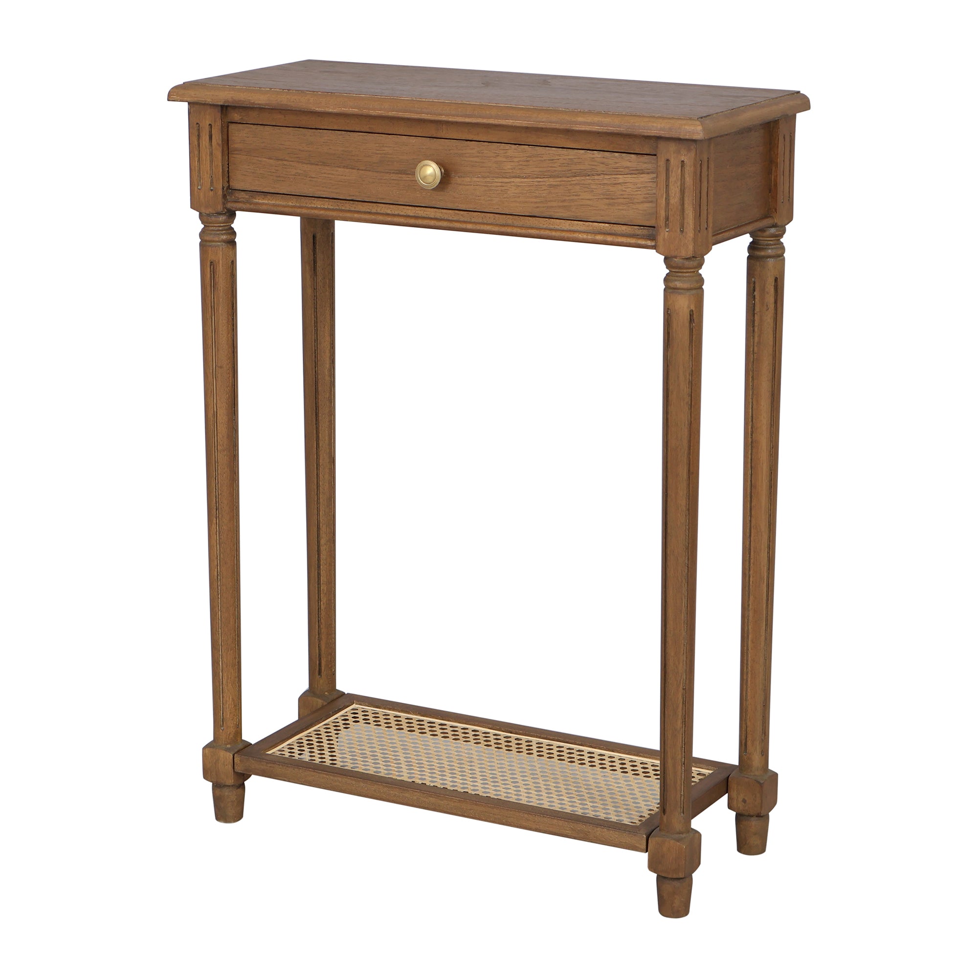 media_c85fd578-c886-4a25-9e4f-6623d4e0568f Lila Fluted Leg Solid Wood Console Table - Image 1