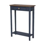 Charlotte Bayur Wood Console Table with Storage Drawer