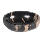 Kiena Carved Petrified Wood Oval Bowl