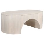 Celeste Solid Mango Wood Arch Coffee Table - Image 2